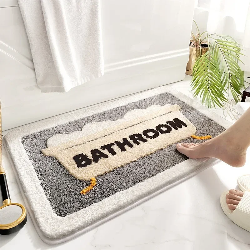 미끄럼 방지 부드러운 인조 양모 욕실 매트 빠른 건조  - Quick Dry Diatomite Bath Mat 리뷰 및 가격