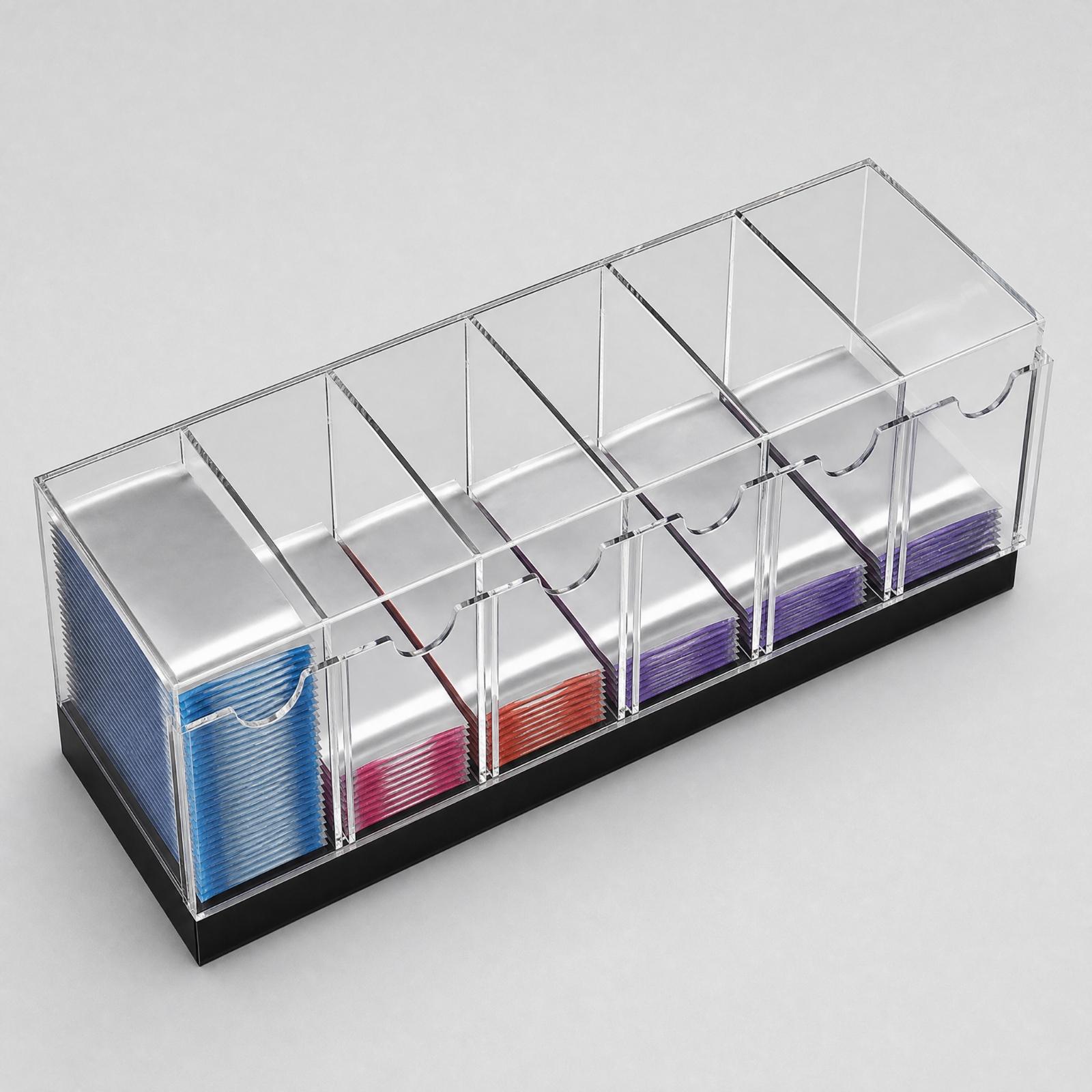 카드 팩 보관 및 전시용 아크릴 정리대, 6칸 분리형  - Storage & Organization 리뷰 및 가격