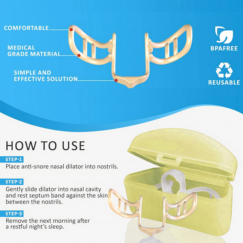 코골이 방지 비강 확장기, 코골이 감소, 공기 흐름 증 - Anti Snore Contour Pillow 리뷰 및 가격