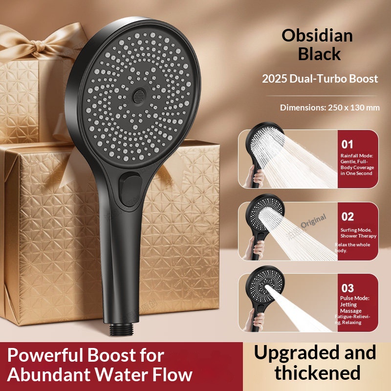 고압 휴대용 샤워 헤드, 3가지 분사 모드, 실리콘 재 - High Pressure Shower Head Handheld 리뷰 및 가격