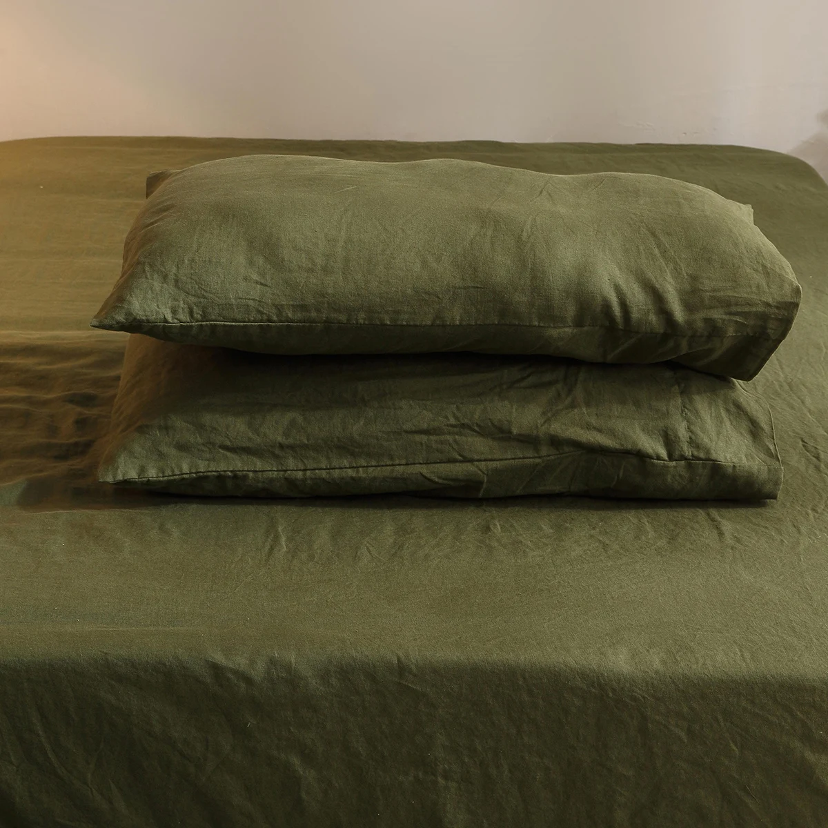 100% 순수 린넨 침대 시트 세트, 1 플랫 시트,  - Fitted Bed Sheets Deep Pocket 리뷰 및 가격