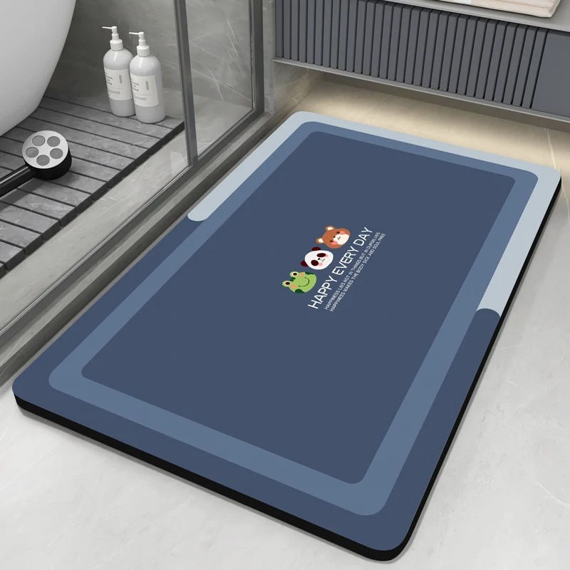 규조토 욕실 매트, 흡수성 미끄럼 방지 바닥 매트, 발 - Quick Dry Diatomite Bath Mat 리뷰 및 가격