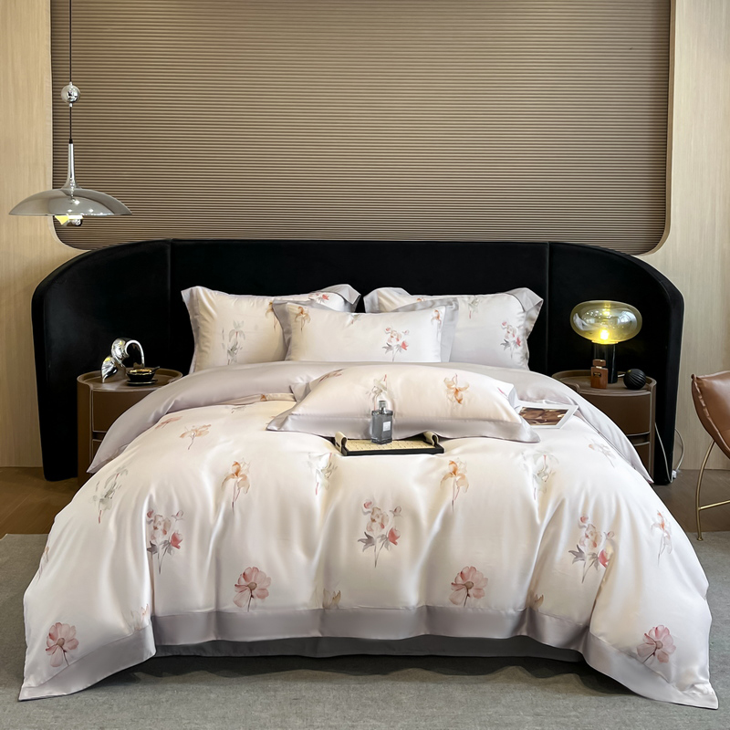 꽃무늬 프린팅 침구 세트 고급 라이오셀 유칼립투스 섬유 - Aesthetic Floral Duvet Cover 리뷰 및 가격