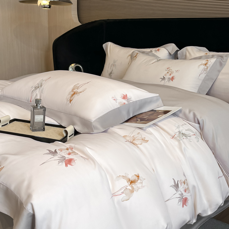 꽃무늬 프린팅 침구 세트 고급 라이오셀 유칼립투스 섬유 - Aesthetic Floral Duvet Cover 리뷰 및 가격