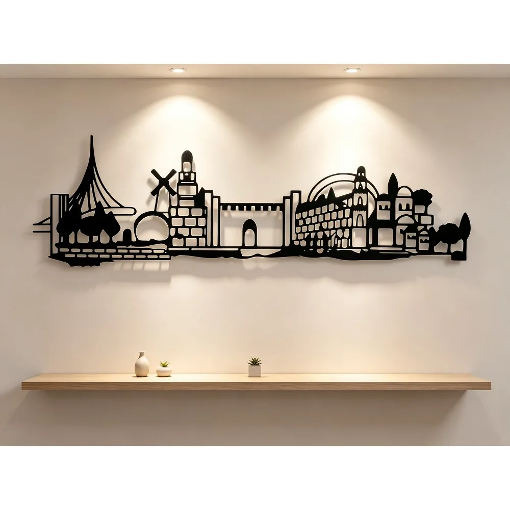 CIFBUY 철제 벽 장식 예루살렘 스카이라인 올드 시 - Home Decor 리뷰 및 가격